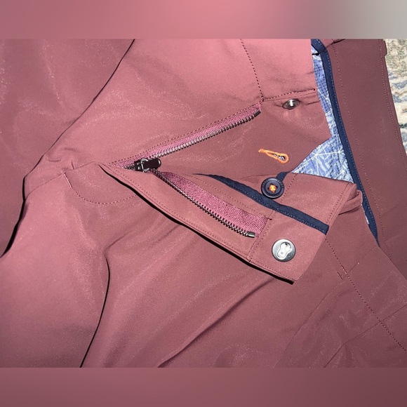 SPOKE Techwear Lite Urban Utility, Performance Pants, Waist 35 Maroon Red - Picture 2 of 11